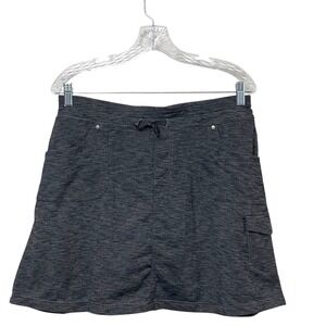 KUHL Skort Womens Medium M Charcoal Grey Tennis Golf